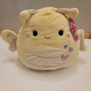 New Squishmallows Nixie Butterfly Yellow 11” Valentines Plush Toy